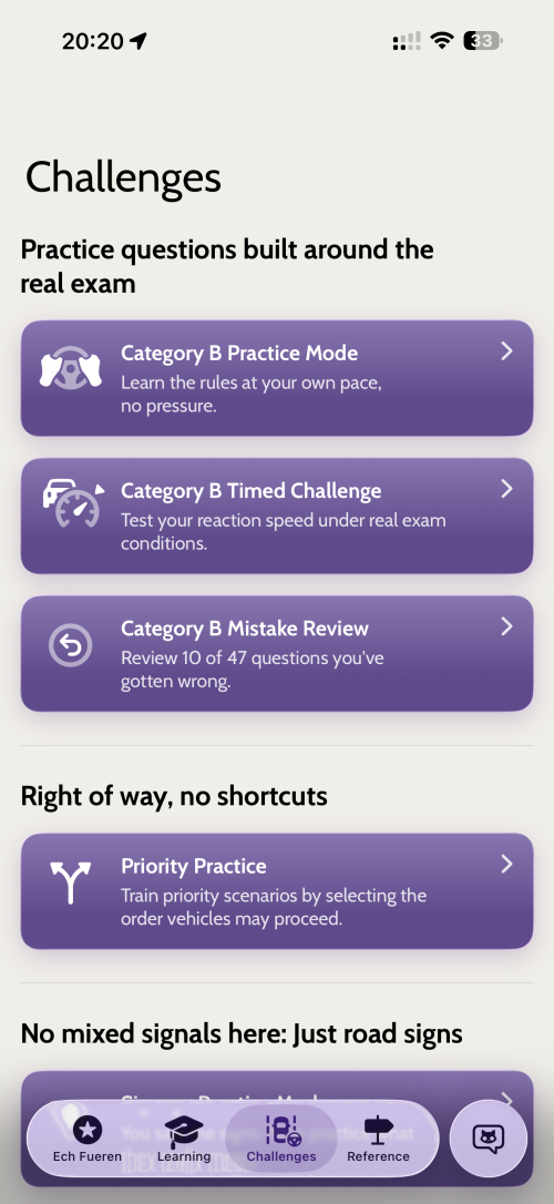 Fueren App Screenshot